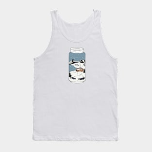Colored Winter in a Bottle Tank Top